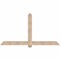 Ekena Millwork Eugene Smooth Timber Gable Bracket, Douglas Fir, 84"W x 45"H x 3 1/2"D x 5 1/2"F, 13/12 Pitch GBW084X45X0406EUG00SDF - alternate 1